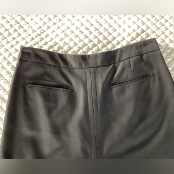 L.A.M.B. Fall2007 Black Front Pockets Straight Pencil Wool Skirt 12 - Picture 9 of 15